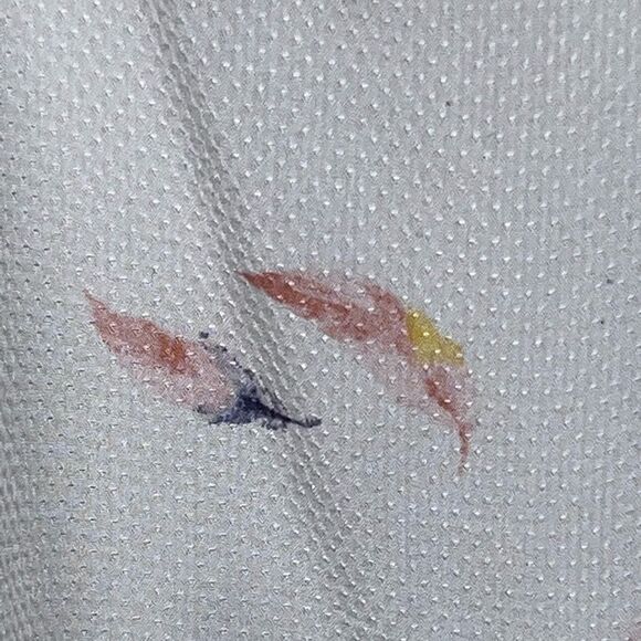 Reitmans The Relaxed White Sleeveless Top with Feather Pattern Sz XL - Picture 3 of 5